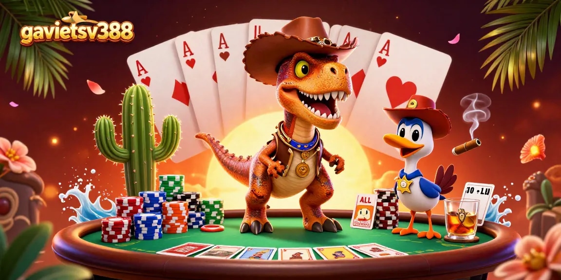 Experience exciting gambling at gavietsv388 with dynamic card games and vibrant casino elements.
