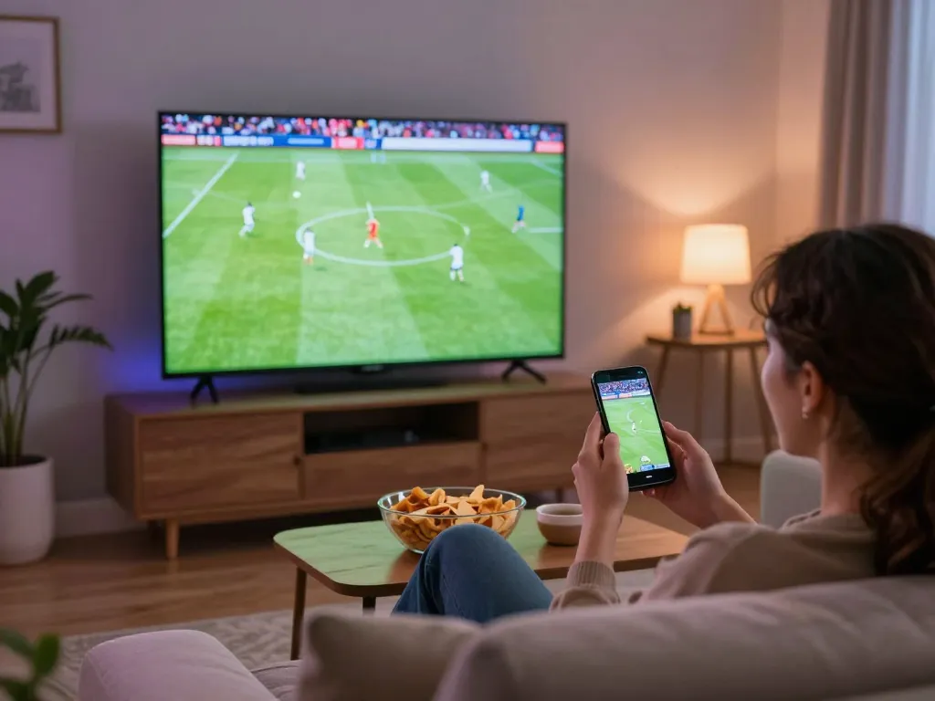 Xem bóng đá trực tiếp hôm nay on the couch with friends, enjoying quality live match streaming experience.