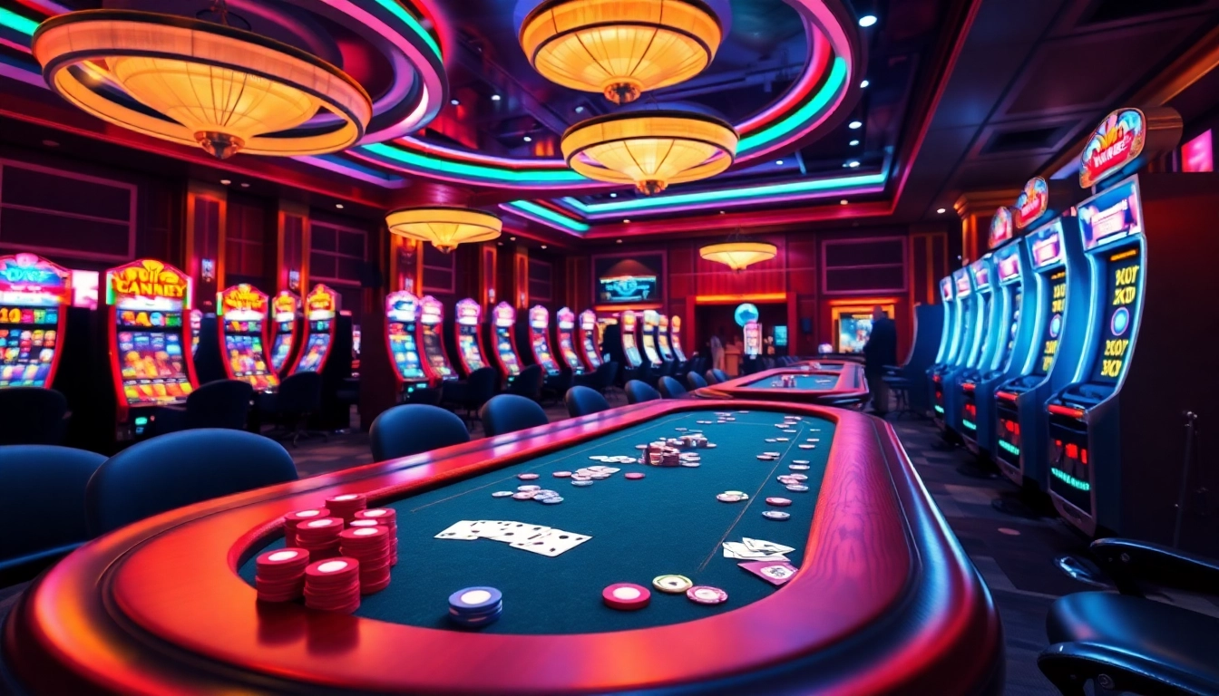 Experience online gambling excitement with 8kbet.hair's vibrant casino interface showcasing poker and slots.