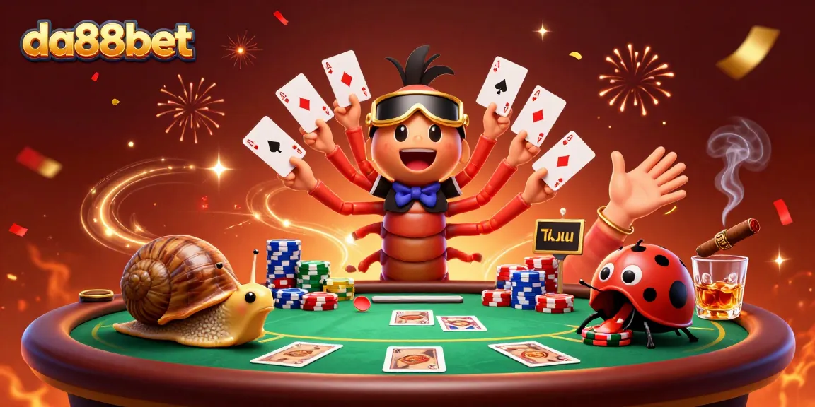 Engage in thrilling gameplay at da88bet with expert dealers and vibrant card action.