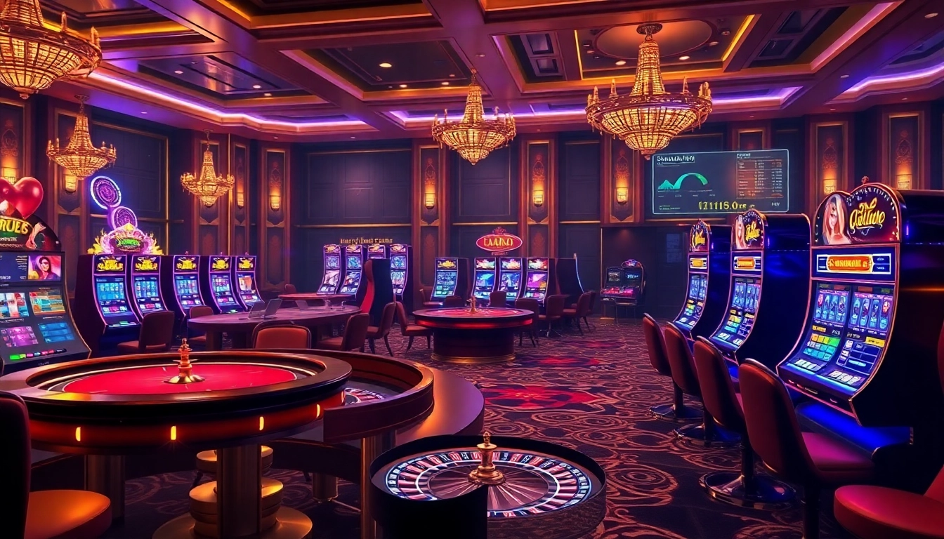 Engaging casino environment with MMOO's online gambling features and vibrant game graphics at https://mmoo.ad/.