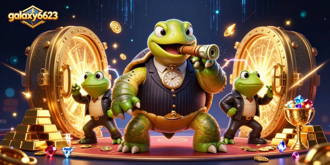 Experience thrilling gaming action at galaxy6623 with our vibrant casino illustration featuring energetic characters and rich game elements.
