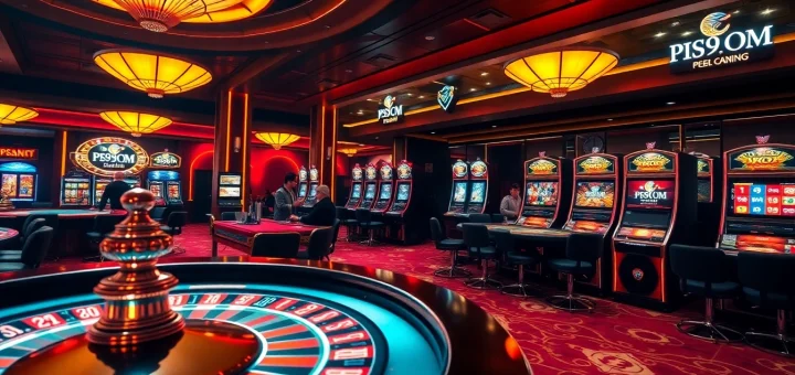 Experience the excitement of PS99 COM at a luxurious casino with roulette and poker games.