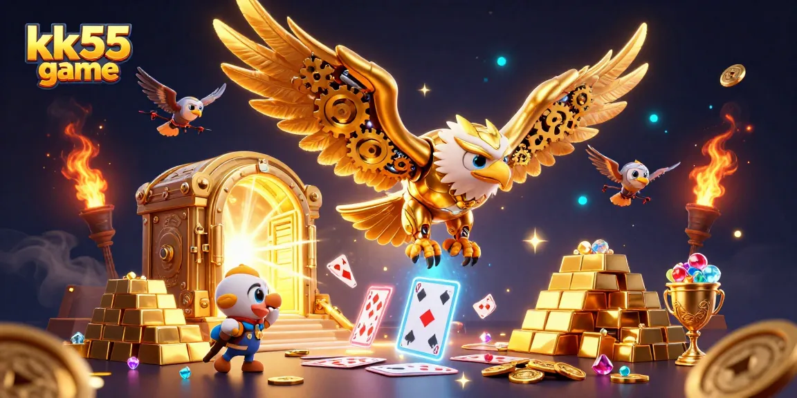 Experience thrilling action with kk55 game, showcasing a vibrant online casino scene.